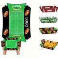 12Pcs Disposable Football Party Food Paper Plate