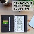 Pu Leather A6 Ring Binder With Multiple Budget