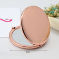 Metal Compact Cosmetic Mirror