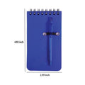 Pocket Spiral Notebook Jotter With Pen