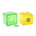 Transparent Plastic Building Block Piggy Bank
