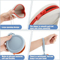 Multifunction Small Round Silicone Coin Purse With Zipper