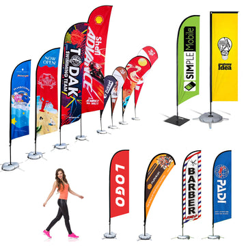 Feather Flag With Pole Kit