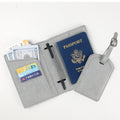 Passport Cover And Luggage Tag Combo