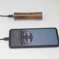 Bamboo Wood Round Tube Power Bank