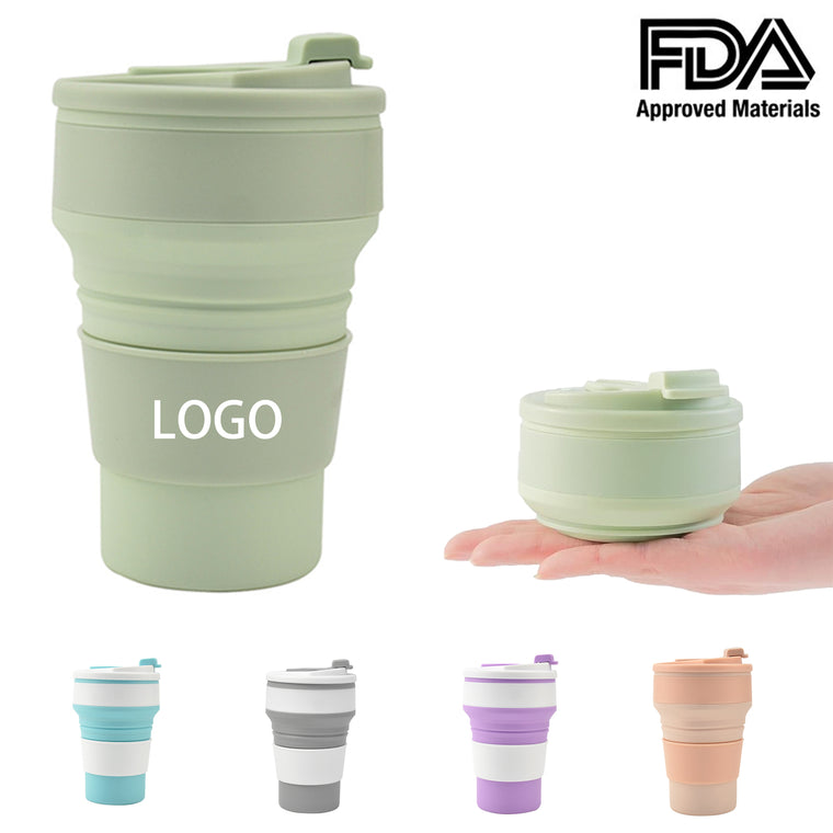12oz Collapsible Silicone Travel Cup