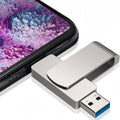 Metal type-c Dual Flash Drive 2in1C Memory Stick Thumb Drive