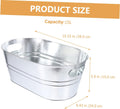 4-Gallon Steel Ice Bucket/Beer Cooler