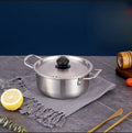 Korean Ramen Cooking Pot with Lid and Double Handle