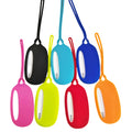 Oval Silicone Luggage Tag