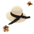 Summer Portable Wide Brim Sunshade Beach Straw Hat