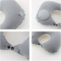 Flannel U-Shaped Travel Pillow