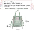 2 In 1 Transparent Shoulder Bag Jelly Handbag