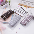 Plaid Striped Stationery Bag