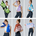 Customized Quick-Dry Sports Towel With Printed Pattern