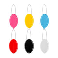 Oval Squeeze Coin Holders With Chain
