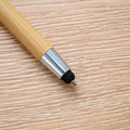 Bamboo Pen Wooden Retractable Ballpoint Pen with Stylus