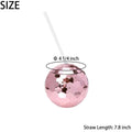 20 Oz. Disco Ball Tumbler Cups With Straw