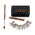 25 In 1 Screwdriver Set With Leather Bag