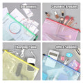 A4 Grid Zipper File Bags