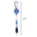 Carabiner Retractable Badge Reel With Pen