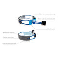 Nylon Adjustable Reflective Wristband and Armband