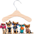 Pet Dog Cat Apparel Mini Wooden Clothes Hanger