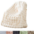Luxury Plush Bubble Texture Throw