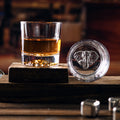 Custom Whiskey Glass With Animal Pattern On Bottom