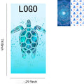 Magnetic Quick-Dry Microfiber Beach Towel