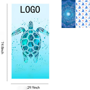 Magnetic Quick-Dry Microfiber Beach Towel