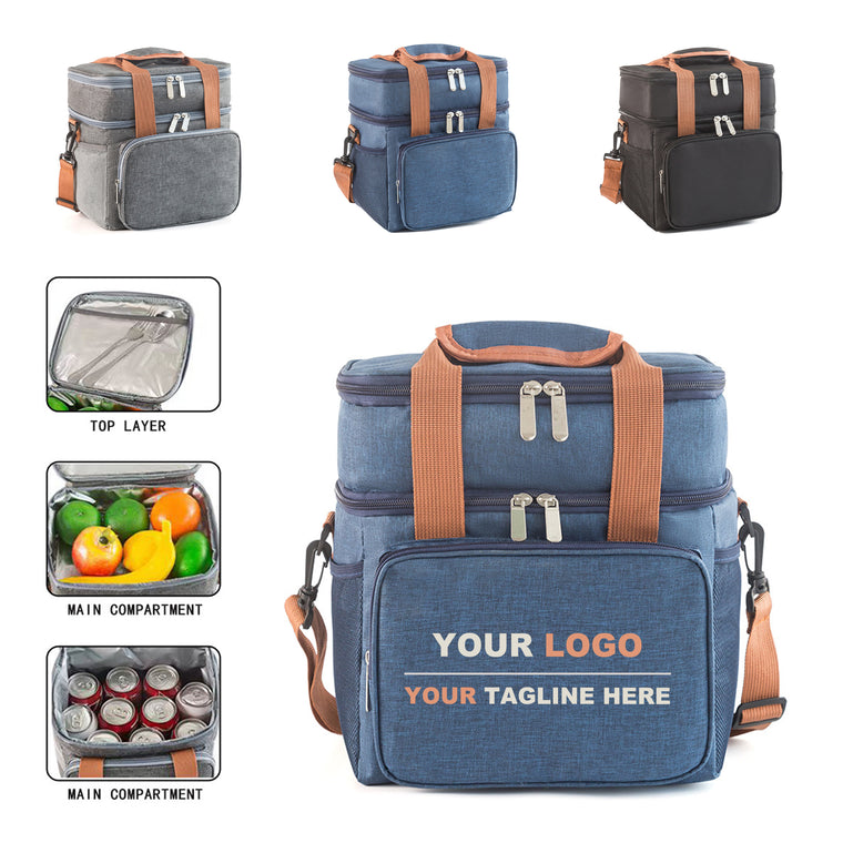 Double-Layer Insulated Lunch Bag