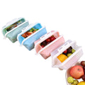 Microwavable Foldable Silicone Food Storage Bag W/ Carabiner