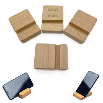 Wooden Mobile Phone Tablet Desktop Stand