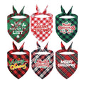 Polyester Checked Pet Bandana - Bib