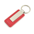 Rectangular Leather Keychain