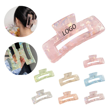 Square Acetate Claw Clip