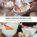 Stainless Steel Whisk with Black Silicone Beater