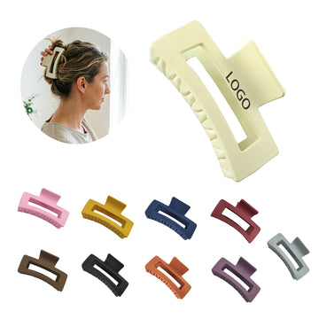Matte Square Hair Claw Clip