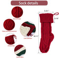 Cable Knit Christmas Stockings