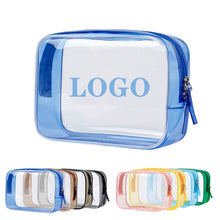 Clear Cosmetic Toiletry Bag With Zipper