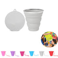 Silicone Collapsible Travel Cup with Lid