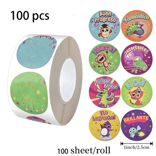 1" Circle Roll Labels