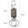 Fidget Spinner Metal Keychain W/ Pocket Knife Bottle Opener
