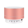 Mini Led Aluminum Round Bluetooth Wireless Speaker