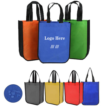 Laminated Non Woven Tote Bag With Round Corner