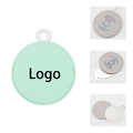 PU Round Slide-Out Pocket Mirror