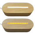 Wood Led Light Base