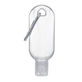Travel-Sized Transparent Plastic Keychain For Hand Sanitizer