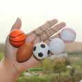 Sports Ball Stress Reliever Keychain